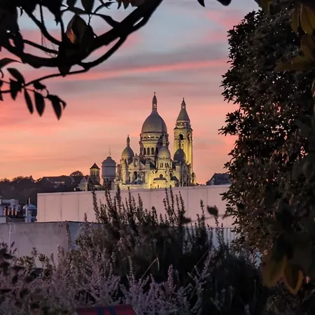 Apartment Vue Sur Le Sacre-coeur, Inspirations Japonaises *